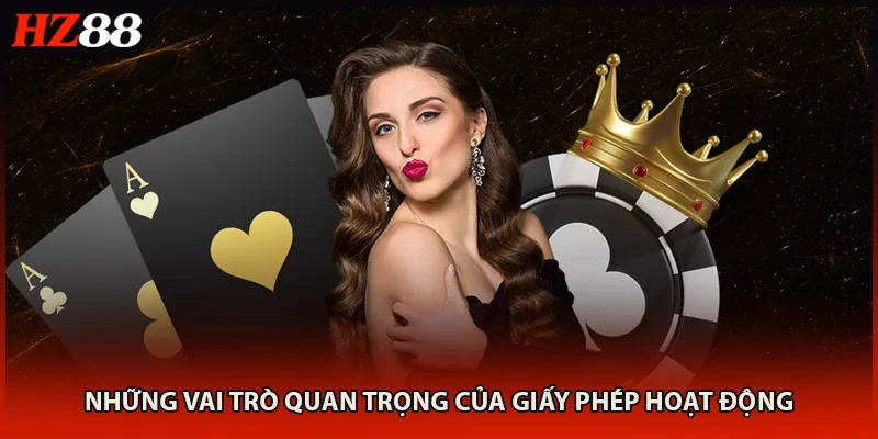 Những vai trò quan trọng của giấy phép hoạt động